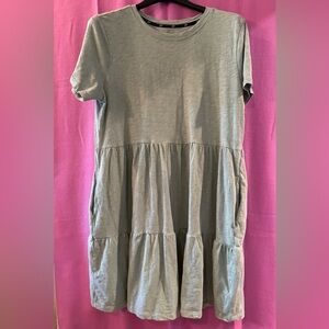 Gap Women’s Green Cotton Dress with pockets Size L